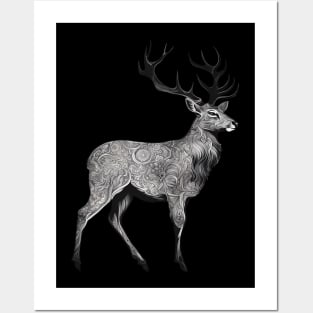 Deer Tattoo Posters and Art